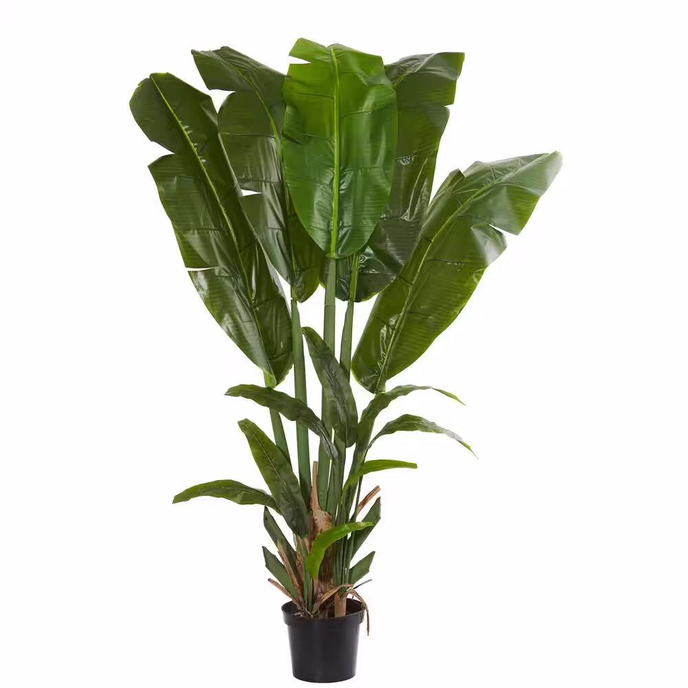 Nearly Natural Indoor 8.5 ft. Artificial Giant Travelers Palm Tree