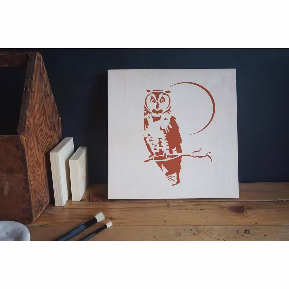 Stencil1 Owl Stencil