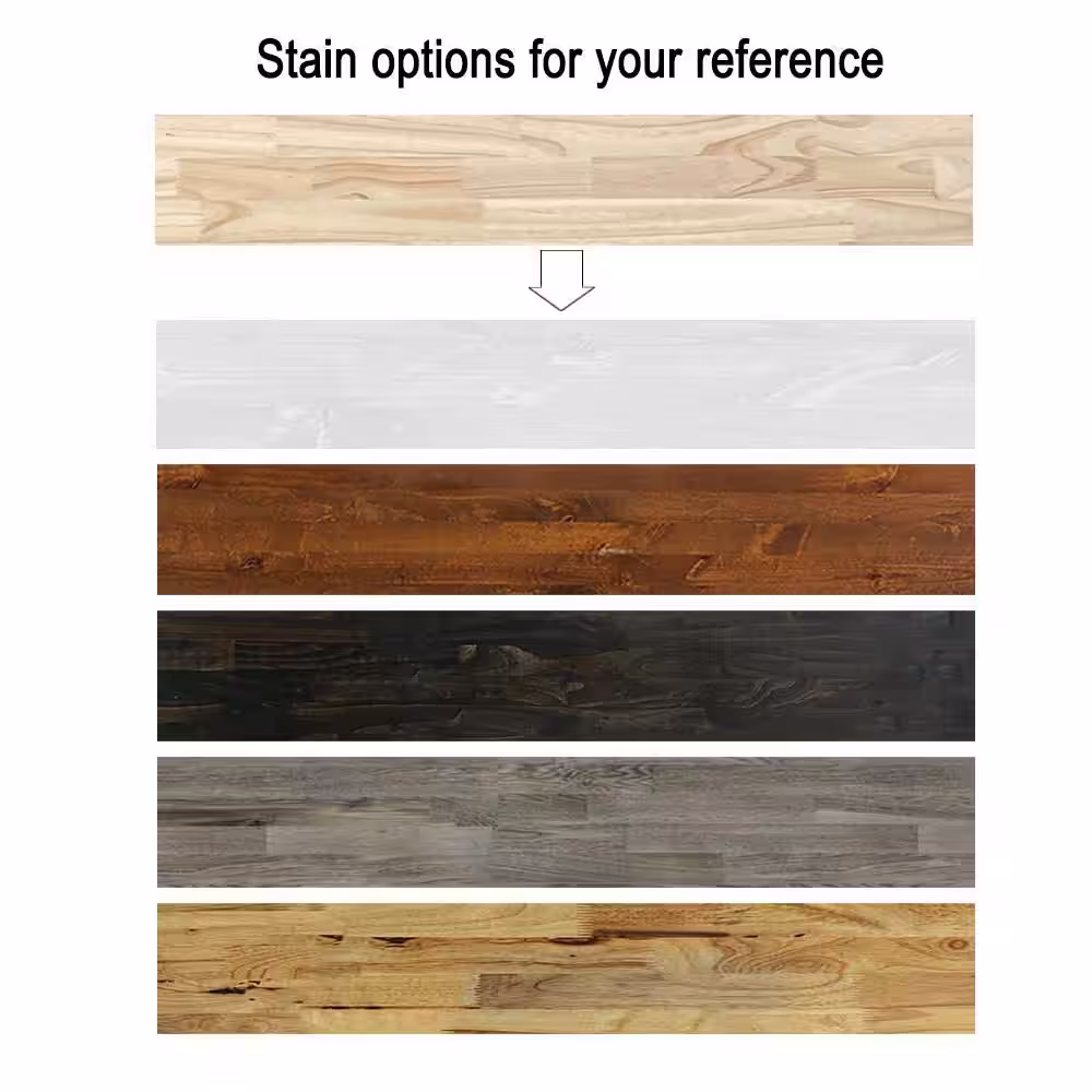 CALHOME 1/4 in. x 6 in. x 8 ft. Unfinished Pine Finger Joint Wood Decorative Common Boards Wall Panel (10-Pieces)