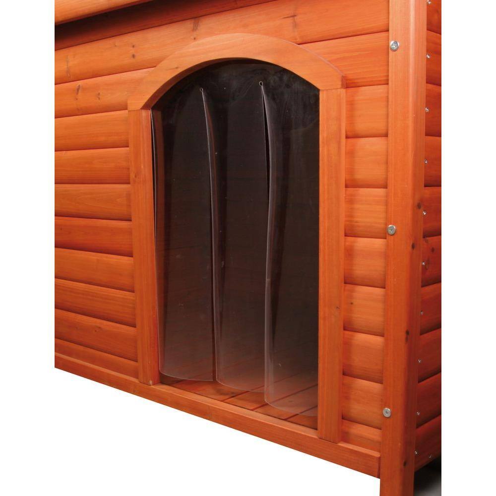 TRIXIE natura Vinyl Door Flaps for Dog House : Fits 13 x 17.5 in. Doorway