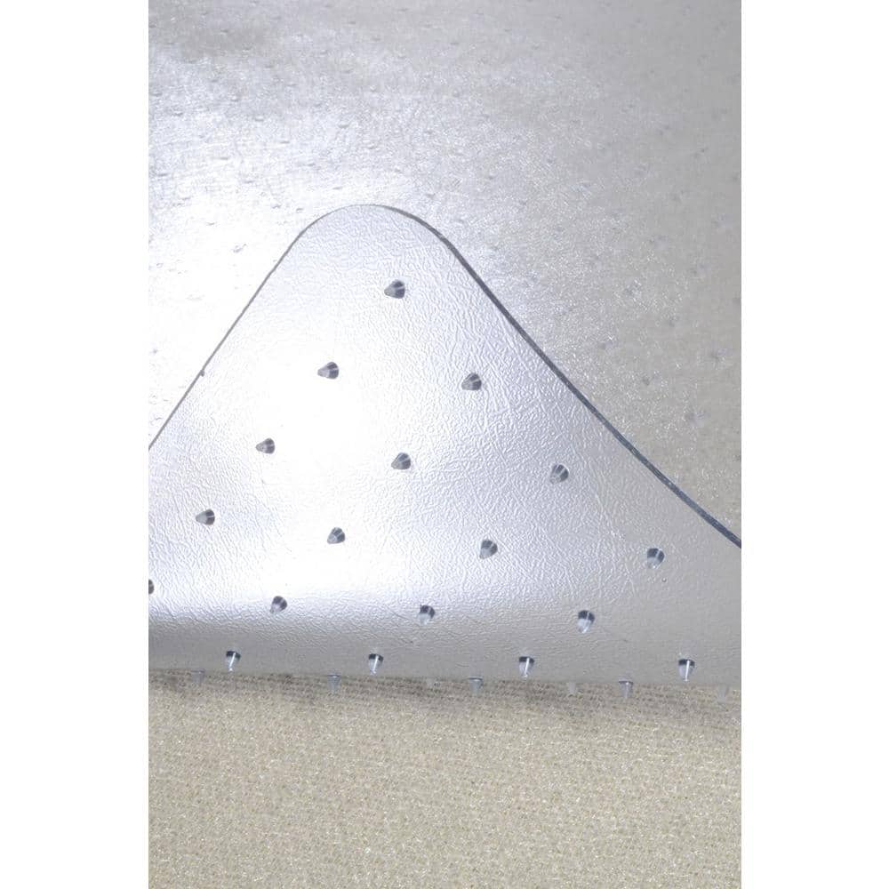 Dimex 46 in. x 60 in. Clear Rectangle Office Chair Mat for Low and Medium Pile Carpet