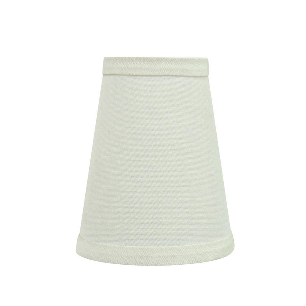 Aspen Creative Corporation 4 in. x 5 in. Off White Hardback Empire Lamp Shade (6-Pack)