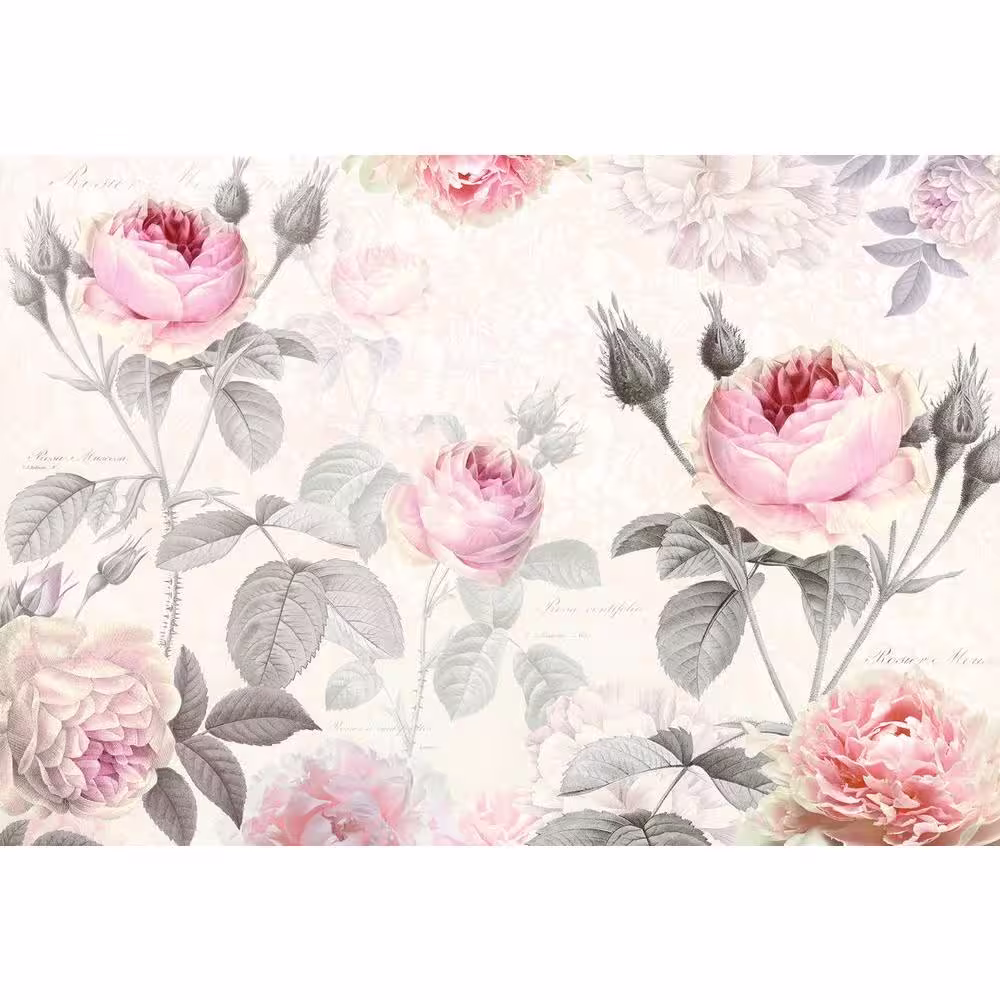 Komar 99 in. H x 145 in. W La Maison Wall Mural