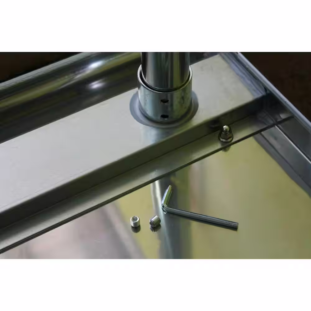 AMGOOD 18 in. x 48 in. Stainless Steel Kitchen Utility Table with Adjustable Bottom Shelf