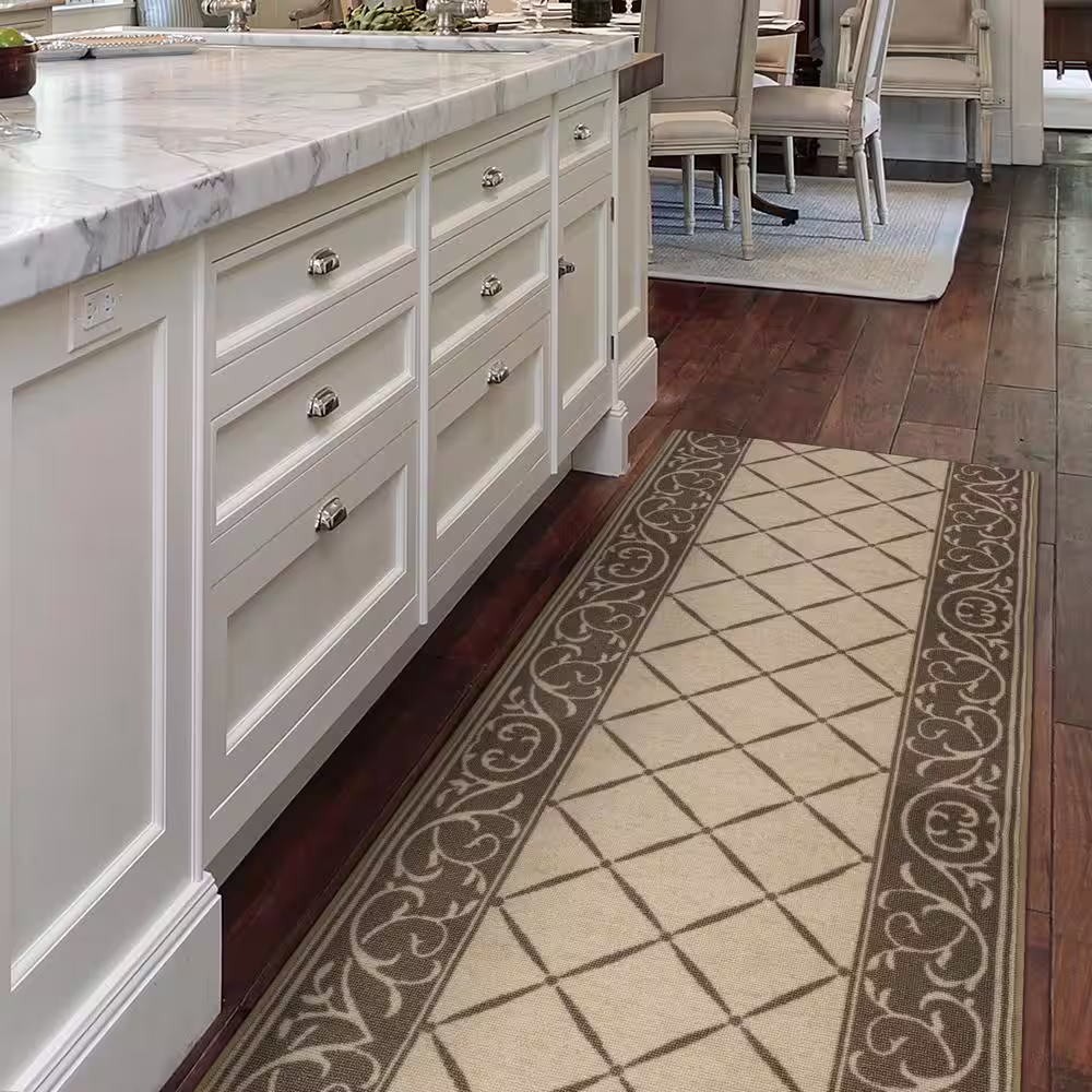 TrafficMaster Horchow Tan 2 ft. 2 in. x Your Choice Length Stair Runner