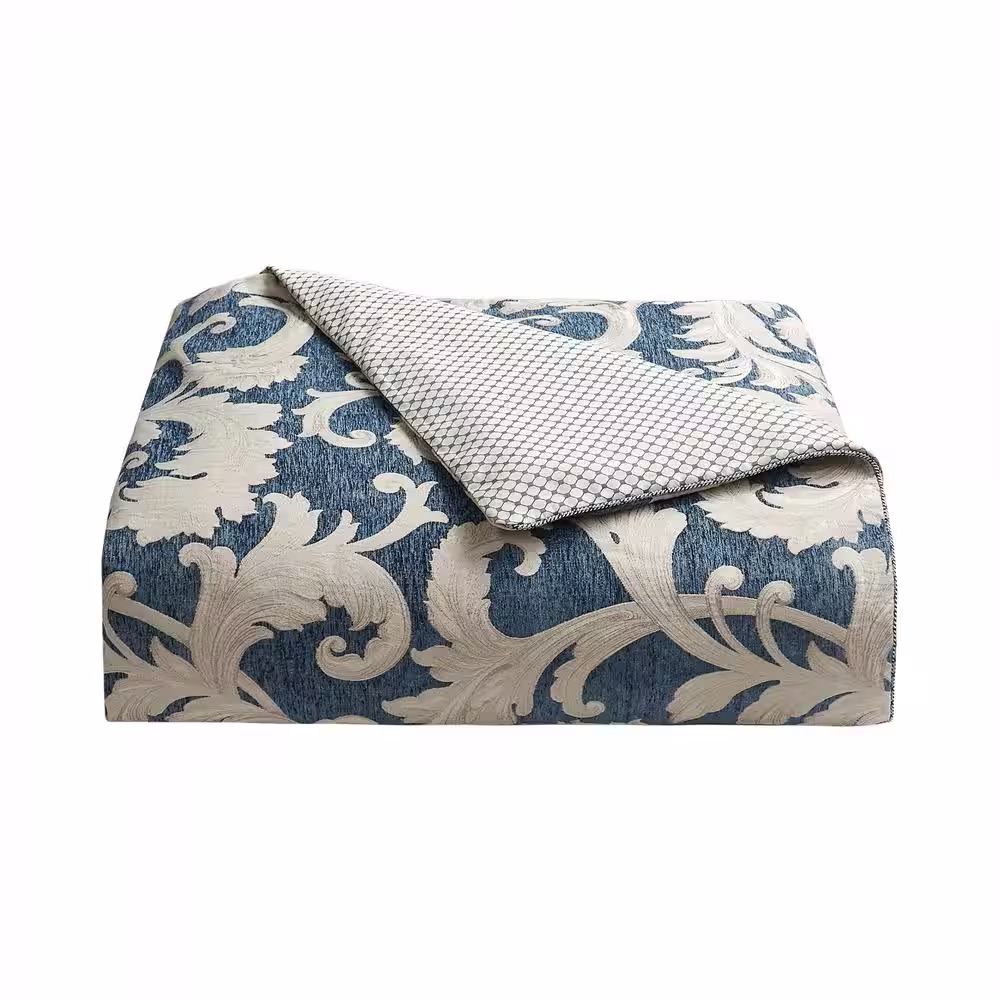 None Laurent 6-Piece Navy King Comforter Set