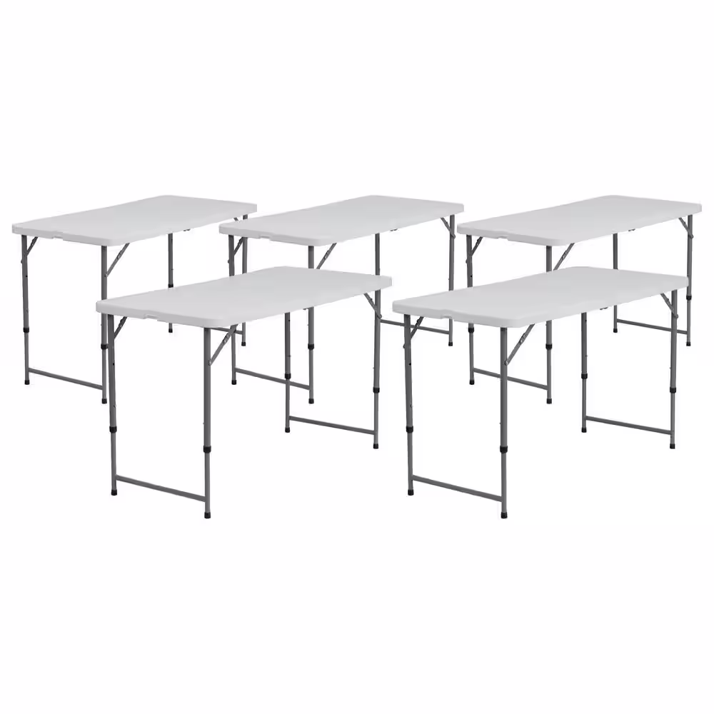 Carnegy Avenue Granite White Folding Table