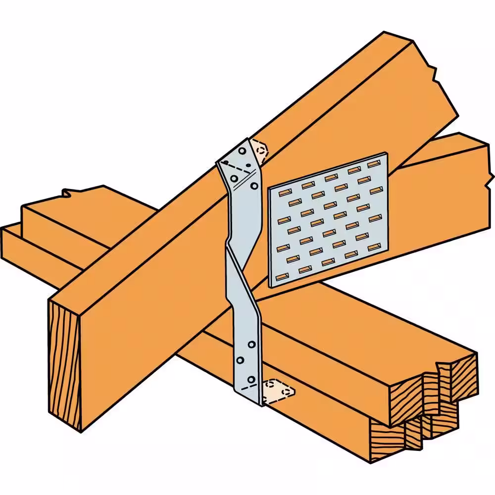 Simpson Strong-Tie LTS 16 in. 18-Gauge Galvanized Twist Strap