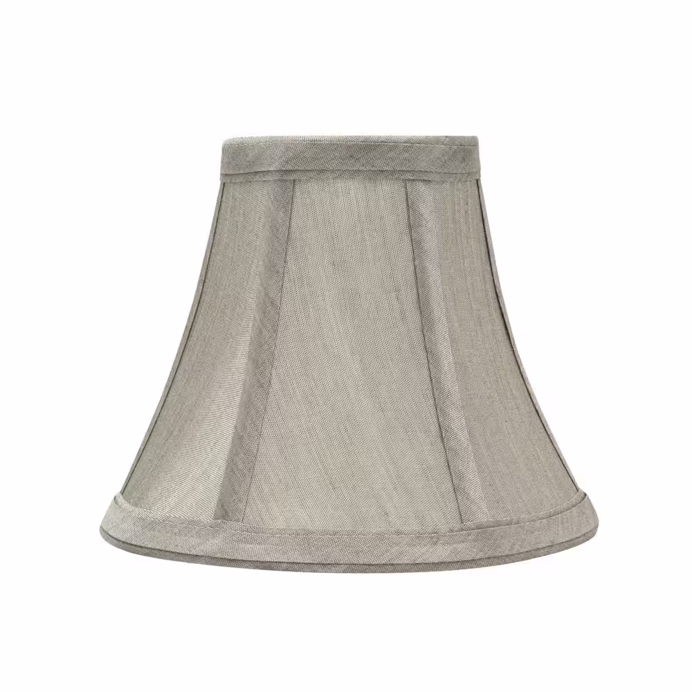 Aspen Creative Corporation 6 in. x 5 in. Grey Bell Lamp Shade (6-Pack)