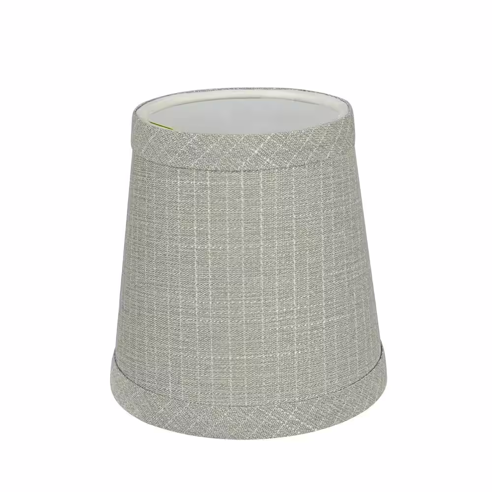 Aspen Creative Corporation 4 in. x 4 in. Grey Hardback Empire Lamp Shade (2-Pack)
