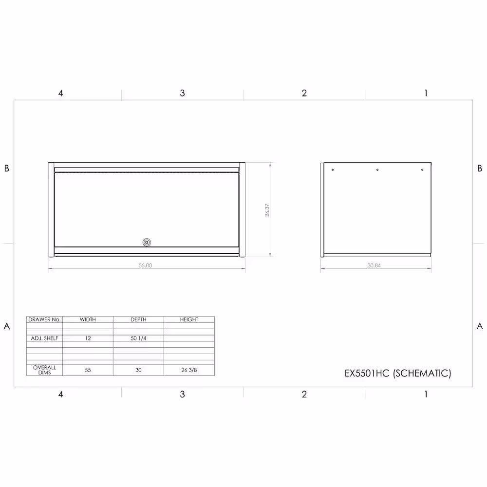 Extreme Tools RX Series 55 in. Green Triple Bank Hutch with Gloss Black Handle and Trim