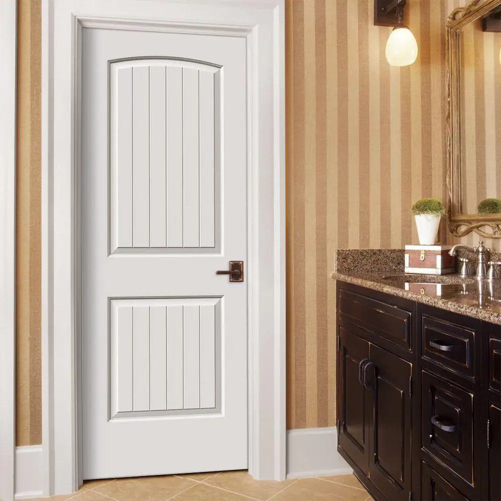 JELD-WEN 30 in. x 80 in. Santa Fe White Painted Smooth Molded Composite Interior Door Slab