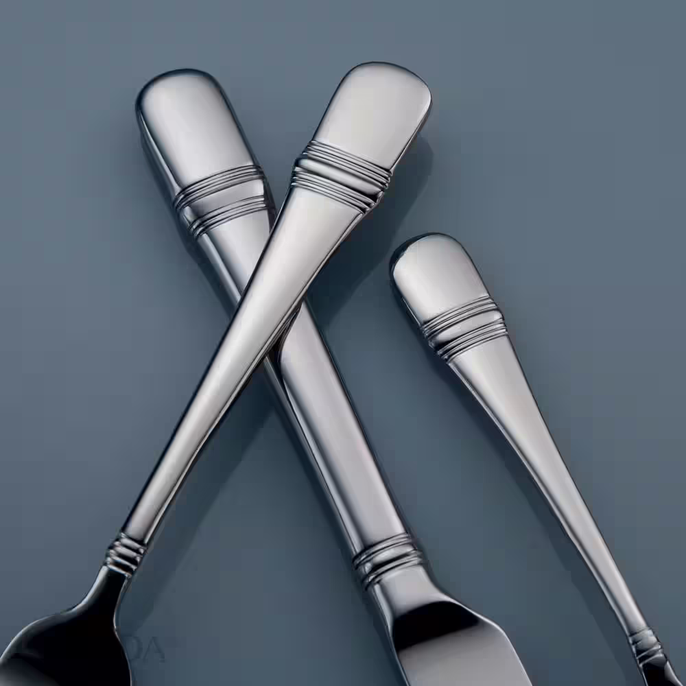 Oneida Astragal 18/10 Stainless Steel Oval Bowl Soup/Dessert Spoons (Set of 12)