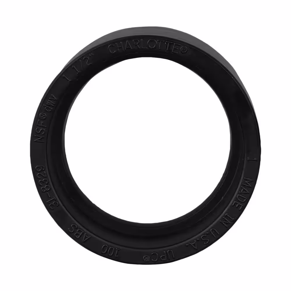 Charlotte Pipe 2 in. ABS DW Hub x Hub Coupling