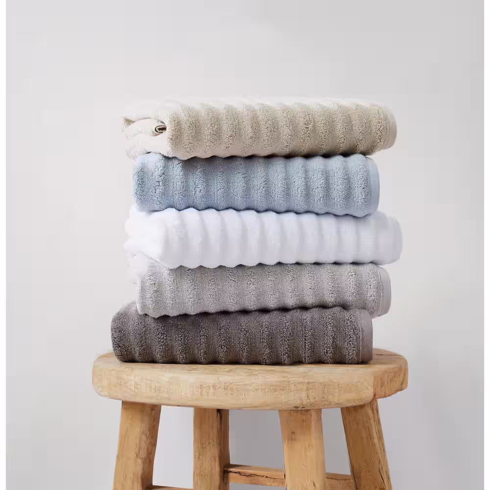 Truly Soft Zero Twist 6 Piece White Towel Set