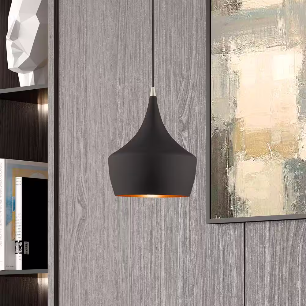 AVIANCE LIGHTING Goodwin 1 Light Black Mini Pendant