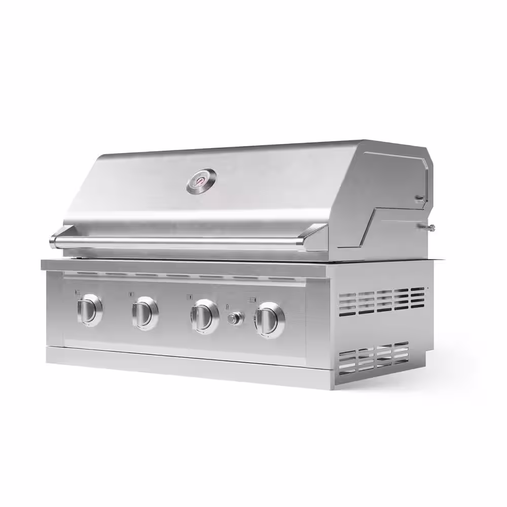 NewAge Products Outdoor Kitchen 40 in. Propane Gas 3 -Burners Grill Cart with Performance Grill