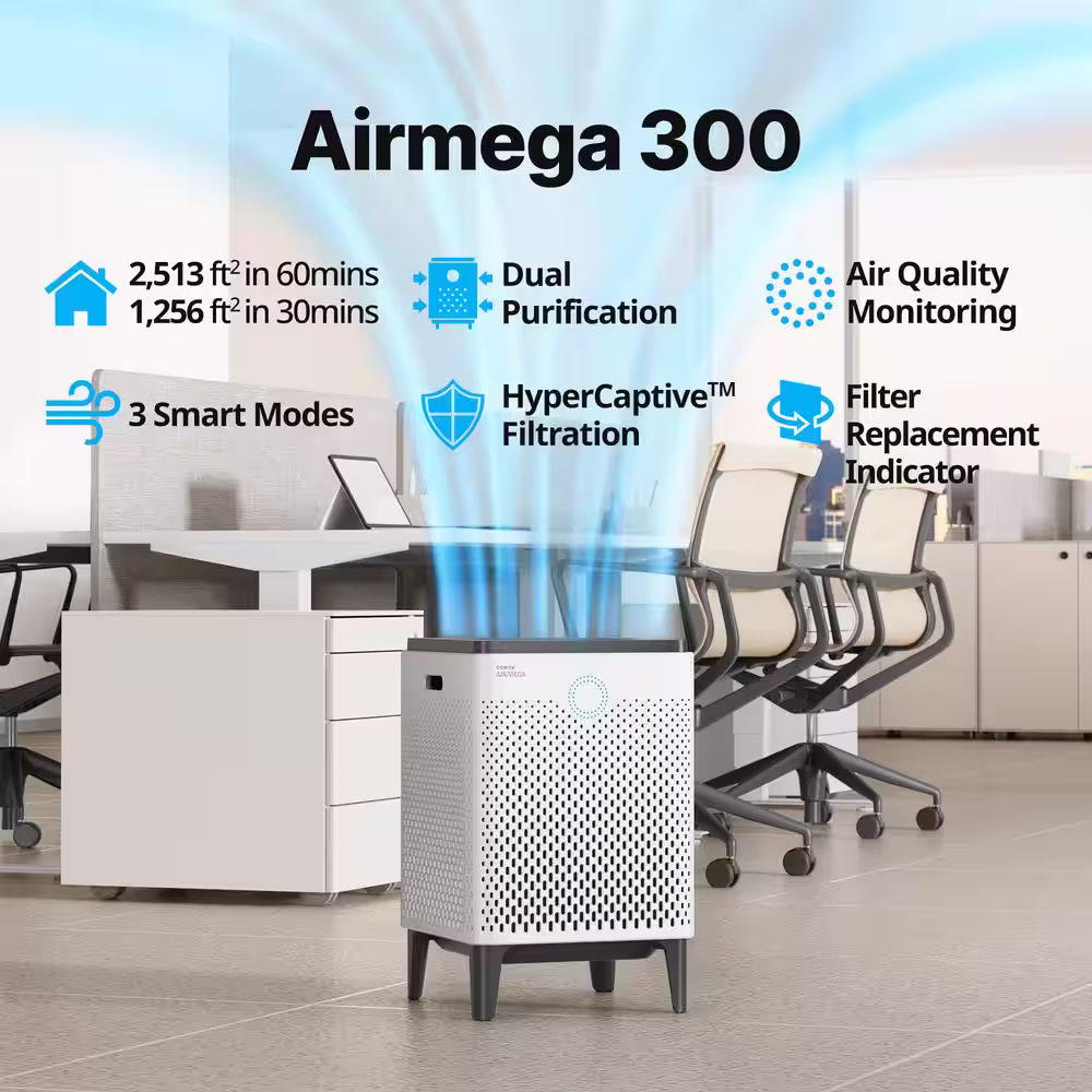 Coway Airmega 300 True HEPA Air Purifier with 1250 sq. ft. Coverage