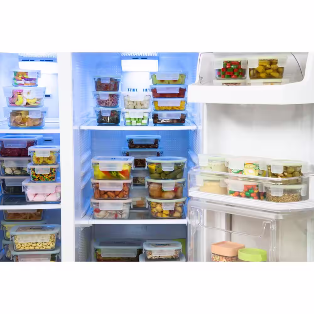 Glasslock 10-Piece Oven and Microwave Safe Glass Food Storage Containers Set
