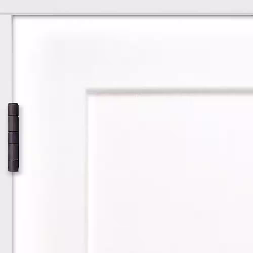 Pacific Entries Shaker 18 in. x 80 in. 1-Panel Primed White Wood Craftsman Interior Door Slab
