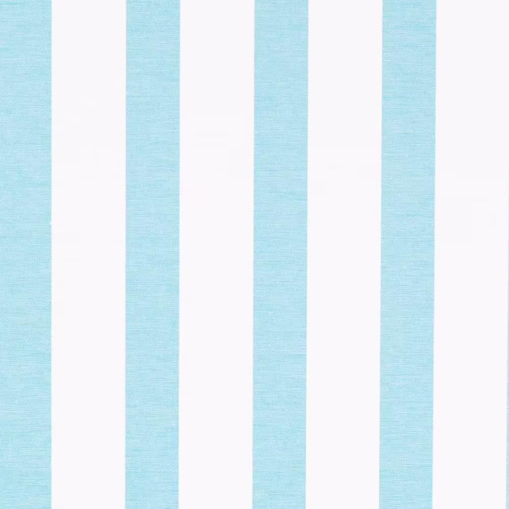 FloorPops White and Blue 15.35 in. x 23.62 in. Stripe Stone Non Slip Bath Mat