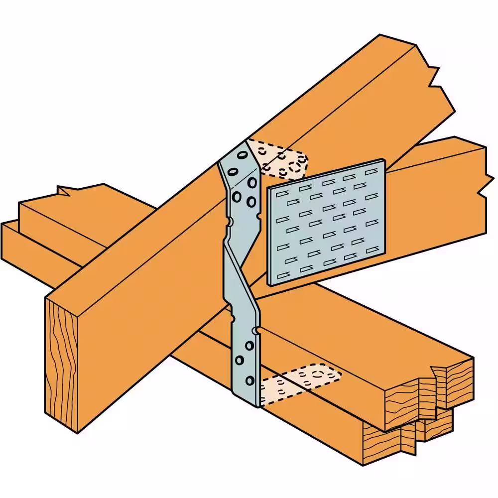 Simpson Strong-Tie MTS 18 in. 16-Gauge Galvanized Medium Twist Strap