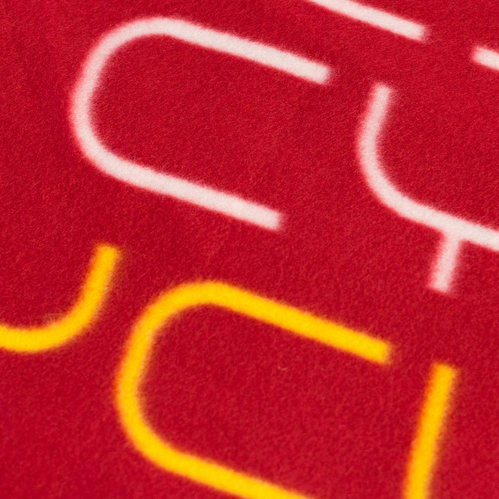 None Louisville Multi-Colored Classic Fleece Throw