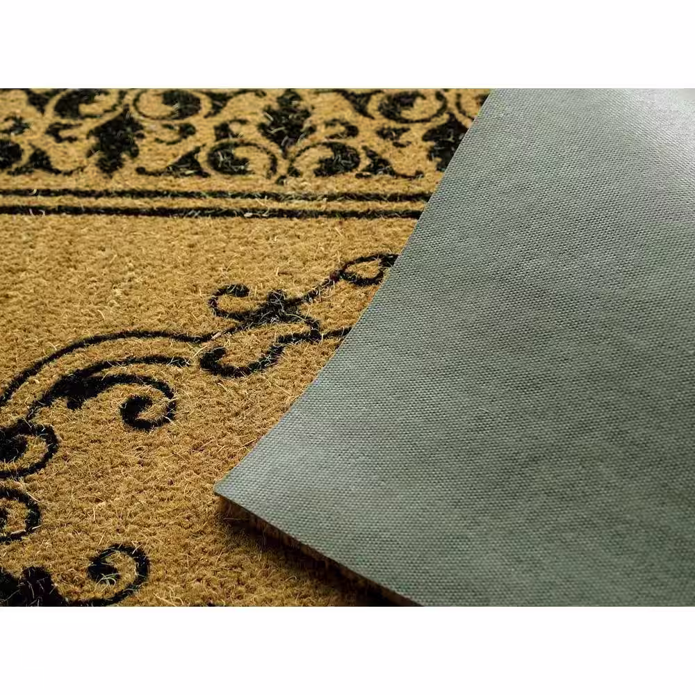 nuLOOM Welcome 36 in. x 72 in. Indoor/Outdoor Monogrammed Letter C Door Mat