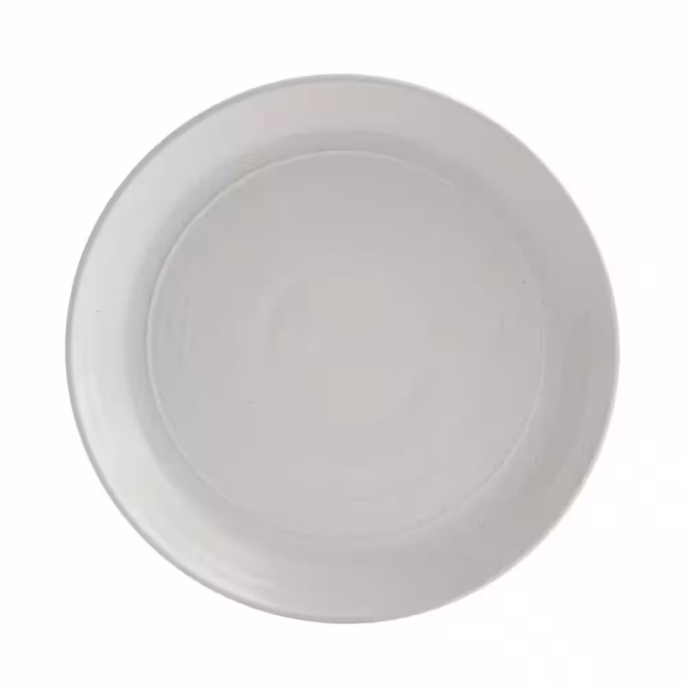 None Milbrook 16-pieces Round Stoneware Dinnerware Set in White