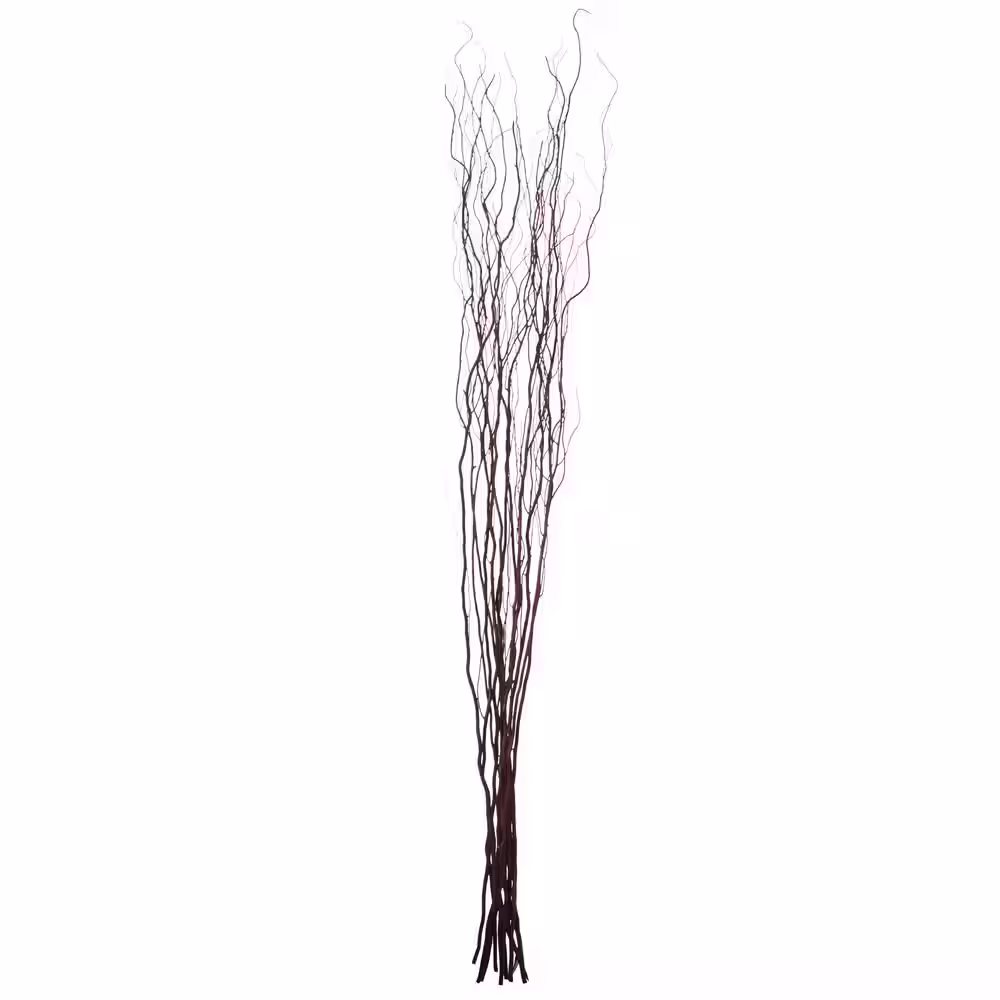 Uniquewise 57 in. Brown Natural Dry Branches Authentic Willow Birch Sticks for Home Decoration Wedding Craft