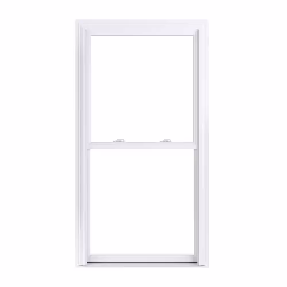American Craftsman 30.25 in. x 56.25 in. 70 Pro Series Low-E Argon PS Glass Double Hung White Vinyl Replacement Window, Screen Incl