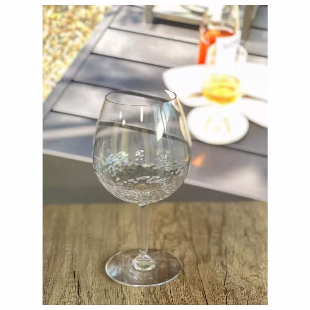 Aoibox 22 oz. (Set of 4) Clear Premium Quality Unbreakable Stemmed Acrylic Glasses