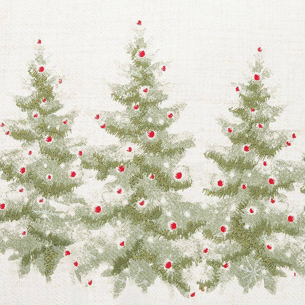 C&F Home Green Forest Christmas Trees Throw Pillow