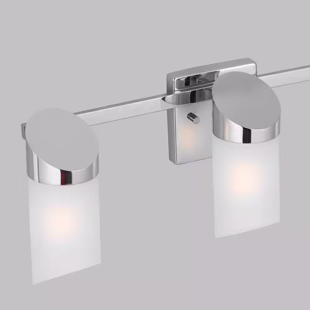 Generation Lighting Silas 24 in. 3-Light Chrome Vanity Light