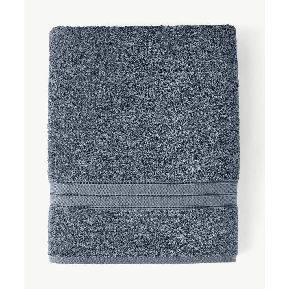 None Blue Loom Liam 100% Cotton Bleach Friendly 6-PcsTowel Set, Sapphire